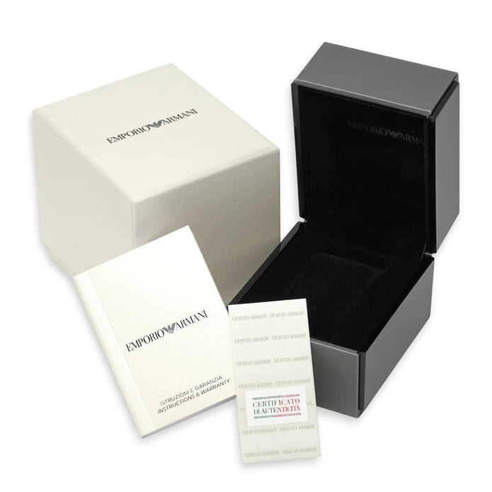 emporio armani box with certificate