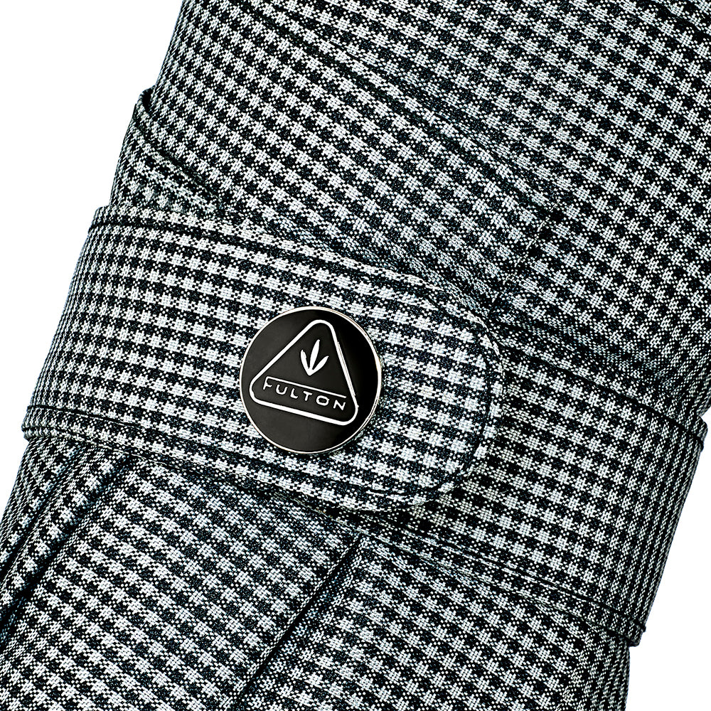 Luxury Asscher Umbrella- Mono Houndstooth for Men