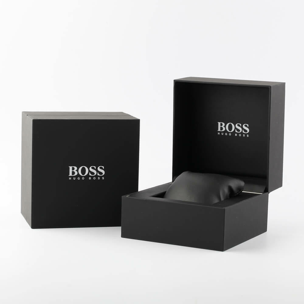 Hugo Boss Men's Grand Prix Watch With Black Dial